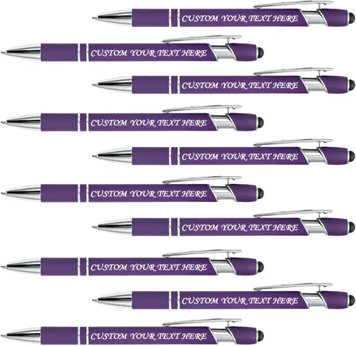 Vista 21 de VectWaby - Bolígrafos personalizados a granel, bolígrafo grabado con nombre, logotipo, lápiz capacitivo para pantallas táctiles, a granel