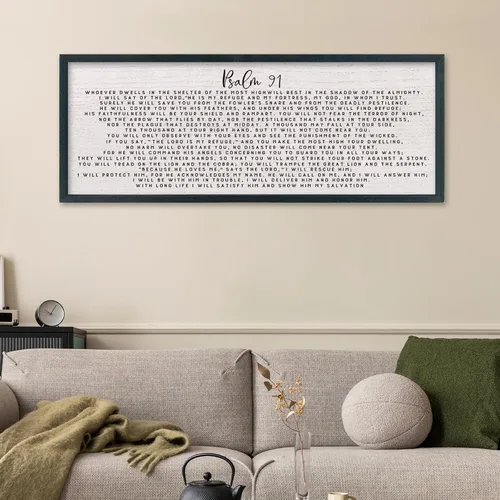 Vista 20 de comurdyo Bless This Home Decoración de Pared 16" × 11" Moderno Rústico Casa de Campo Inspirador Bendición Dulce Familia Cita Cartel