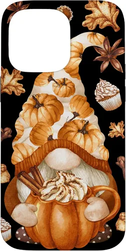 Vista 21 de Cute Fall Yall Pattern Thanksgiving Gnome Love Pumpkin Spice Case for iPhone 17
