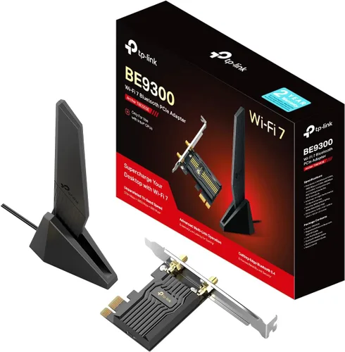 Vista 9 de TP-Link Tarjeta WiFi 6 AX3000 PCIe WiFi (Archer TX3000E), hasta 2400 Mbps, Bluetooth 5.3, 802.11AX Adaptador inalámbrico de doble banda con MU-MIMO