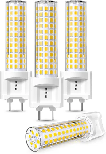 Vista 7 de Klarlight Bombilla LED G12, bombilla de maíz con base bi-pin de 15 W, 15 W, luz blanca cálida de 3000 K, reemplazo de lámpara de halogenuros Luz