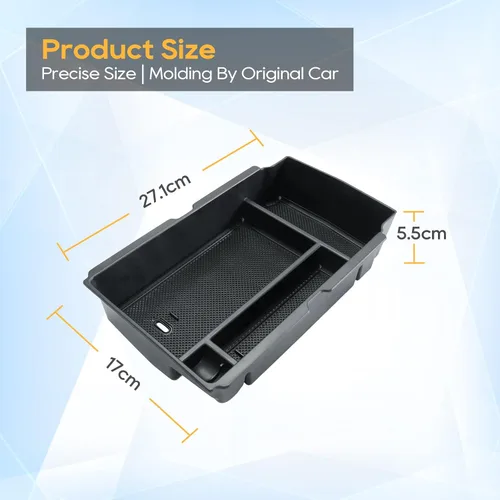 Vista 7 de LFOTPP 2023 2024 2025 2026 CRV Organizador de consola central para Honda CRV Bandeja de consola para Honda CRV EX/EX-L/Hybrid Sport/Hybrid