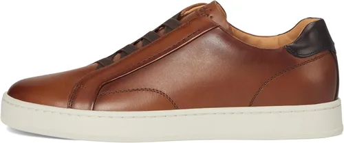 Vista 5 de Florsheim Monopoli - Zapatilla de Deporte Elástica con Cordón de Punta a Punta para Hombre Coñac