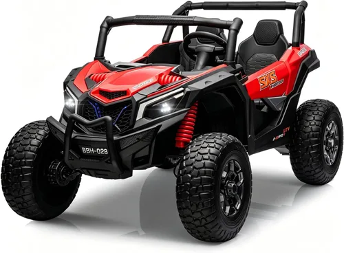 Vista 10 de MOLACHI juguetes de paseo de 24 V para niños grandes, UTV eléctrico para niños de 4 ruedas con ruedas EVA, vehículos de control remoto para niños