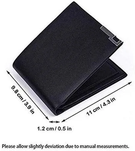 Vista 2 de Overlord - Cartera de piel sintética de anime con clip para dinero, #2, Minimalista