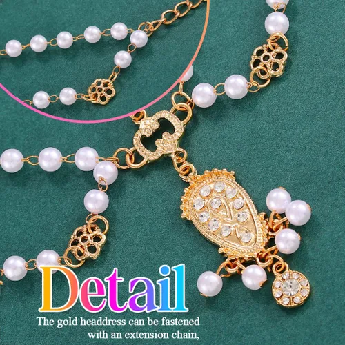 Vista 4 de Diademas Bohémias, Joyas para Mujeres y Niñas de Aukmla