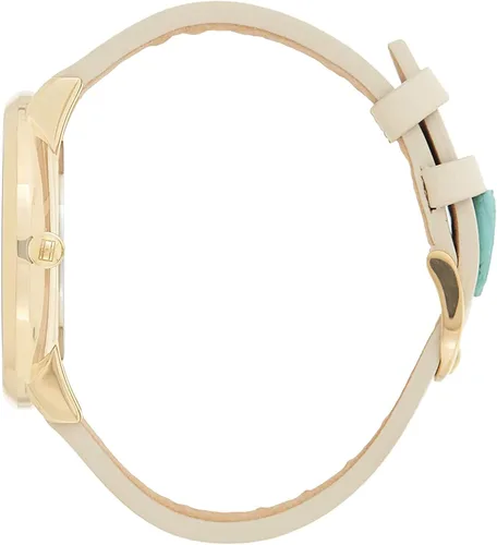 Vista 3 de Tommy Hilfiger Jenna - Reloj de cuarzo de acero inoxidable con correa de piel color beige 16 modelo 2770046