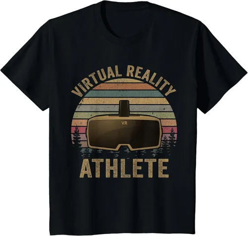 Vista 32 de Virtual Reality Athlete for VR Gamers Camiseta Asphalt Grey