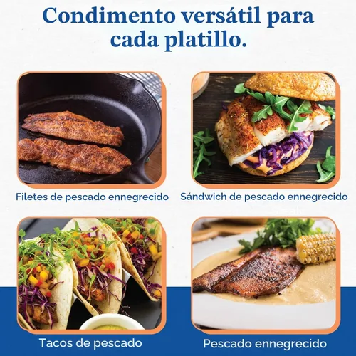 Vista 6 de Chef Paul Blackened Redfish Magic Seasoning Blends Especias y condimentos estilo cajún Sin gluten, sin MSG, sabor audaz Perfecto para asar a