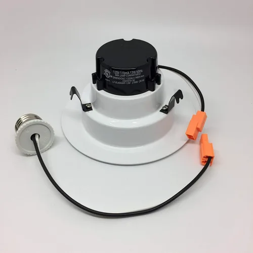 Vista 7 de Bioluz LED Lámpara empotrable LED regulable de 4 pulgadas, 13 W, 90 CRI, lámpara de techo LED de 2700 K, 910 lúmenes, con certificación UL JA8 CEC