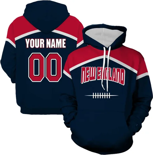 Vista 2 de Sudaderas con capucha personalizadas para hombre, regalos para fanáticos de la ciudad del fútbol, para mujeres, hombres, jóvenes, con nombre y número