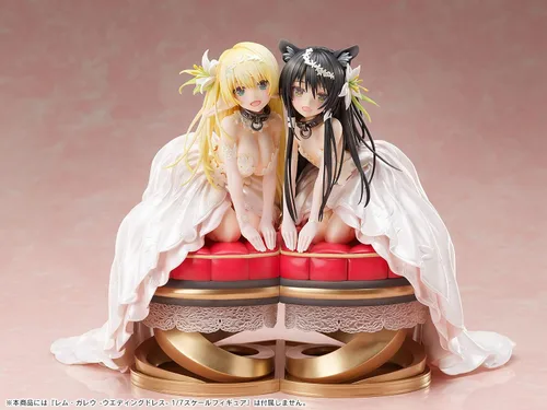 Vista 6 de FuRyu How NOT to Summon a Demon Lord: Shera (versión de boda) Figura de PVC a escala 1:7, multicolor, 8 pulgadas