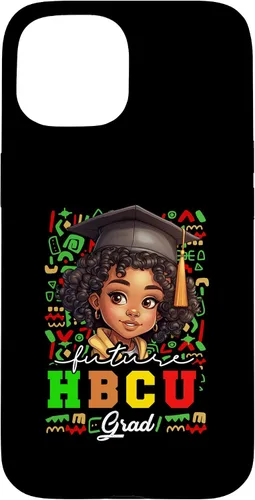 Vista 6 de Future HBCU Grad Black Girl Kids Graduation HBCU College Case for iPhone 16