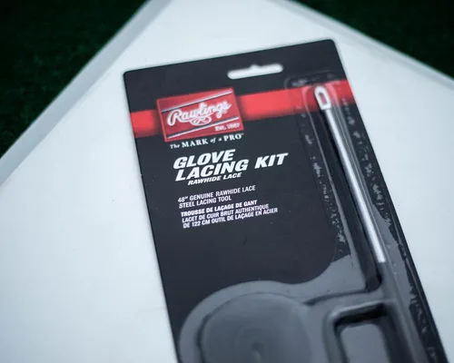 Vista 3 de Rawlings Glove Lacing Kit Baseball/Softball 5" Needle & 48" Rawhide Lace Multiple