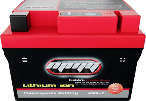 Vista 2 de MMG YTZ7S - Batería sellada de iones de litio para deportes motorizados de 12 V 150 cca, batería ligera y duradera para motocicletas, cuatrimotos
