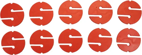 Vista 2 de Scuba Choice Cave Diving Line Circle Marker, 10pcs Pack
