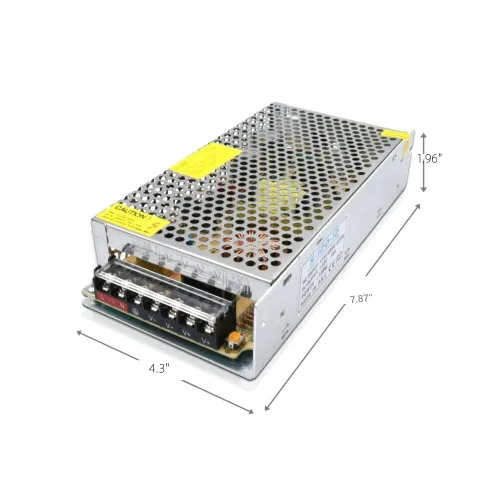 Vista 4 de Fuente de alimentación conmutada de 24V 10A, regulador de voltaje AC/DC, CA 110V/220V a DC 24V 10A 240W convertidor de adaptador de corriente