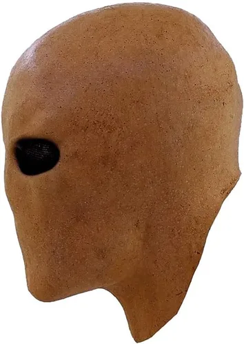 Vista 7 de Máscara de Slenderman para adultos, de Ghoulish Masks, talla única , Bronceado