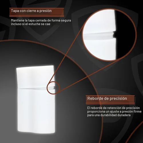Vista 3 de Funda delgada para pilas AA, material suave y duradero - Paquete de 2 (soporta 2 baterías)