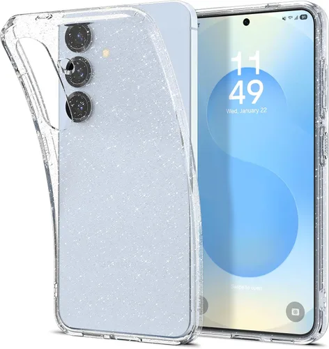 Vista 10 de Spigen Liquid Crystal para Galaxy S24 (2024) [Protección de Grado Militar] - Transparente