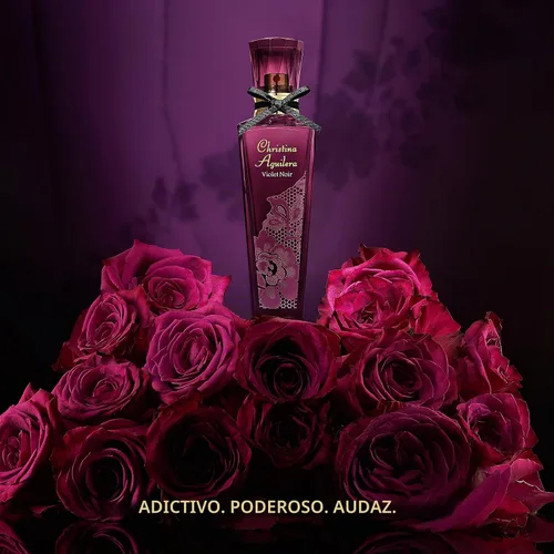 Vista 5 de Christina Aguilera Violet Noir Eau de Parfum para Mujer, 0.5 fl oz