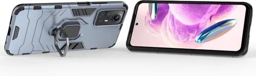 Vista 4 de Funda para Xiaomi Redmi Note 12S 4G Caso,Soporte de montaje magnético para coche Funda Shell para Xiaomi Redmi Note 12S 4G Caso Azul