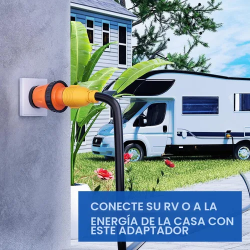 Vista 6 de Nilight Adaptador de Corriente RV de 30 A a 30A Conector de Bloqueo Giratorio Enchufe Macho TT-30P Receptáculo Hembra L5-30R para Generador Cámper