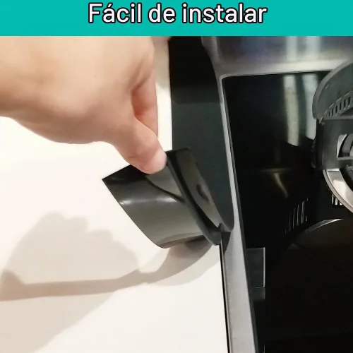 Vista 4 de Cubiertas de hueco para estufa Mofason, relleno de silicona para horno de cocina – Tiras de encimera de 21 pulgadas, protector de hueco fácil