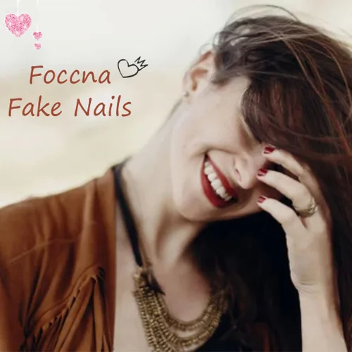 Vista 4 de Foccna - Uñas postizas cuadradas cortas de acrílico a presión, para mujer, de color blanco, con cobertura completa, arte de uñas , sello de Blanco