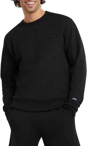 Vista 7 de Champion - Sudadera de forro polar de peso medio con cuello redondo para hombre (normal o grande y alta)