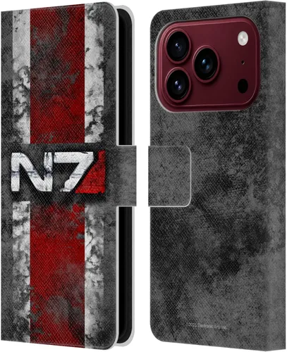 Vista 95 de Head Case Designs Funda de piel con licencia oficial de EA Bioware Mass Effect Cerberus Logo Graphics tipo cartera compatible con Apple iPhone 11