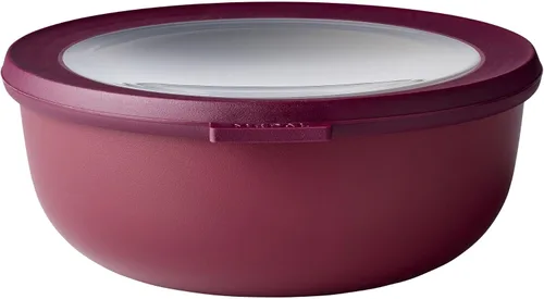 Vista 15 de Rosti Mepal Cirqula - Cuenco para almacenar alimentos y servir con tapa, alto de 3.1 cuartos de galón, color baya