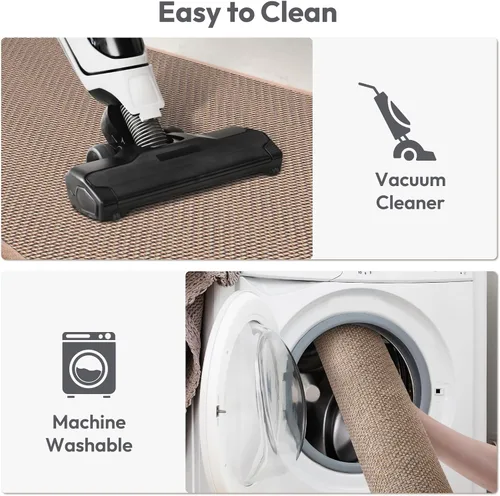 Vista 5 de Tapetes de cocina para piso, alfombra de cocina, antideslizante, lavable, absorbente para delante del fregadero, entrada, pasillo, tapete de puerta