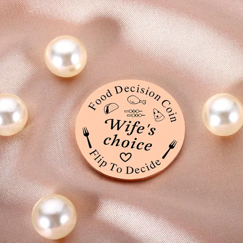 Vista 2 de Funny Decision Gifts for Men Women Annivesary Gifts for Women Men Husband Wife Food Decision Maker for Him Her Couple Birthday
