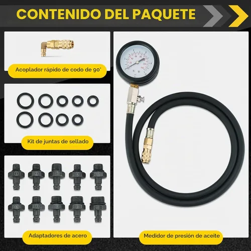 Vista 2 de Kit de probador de presión de aceite