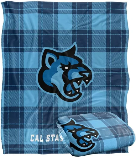 Vista 111 de LOGOVISION St John's University Campus Plaid Spirit Silky Touch Manta súper suave 36 x 58 pulgadas