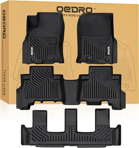 Vista 15 de OEDRO Forro de carga para Toyota 4Runner 2010-2024, 5 asientos (sin tercer asiento o sin cubierta de carga deslizante), protección para todo