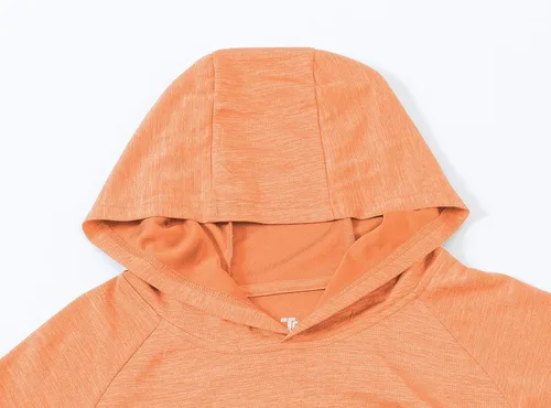 Vista 3 de TBMPOY - Camiseta de manga larga y capucha con protección solar FPU 50 + para mujer, para pesca, senderismo, salidas al aire libre, camiseta ligera
