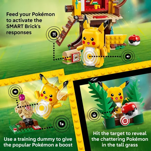 Vista 5 de LEGO Pokémon SMART Play: Training House with Pikachu 72164