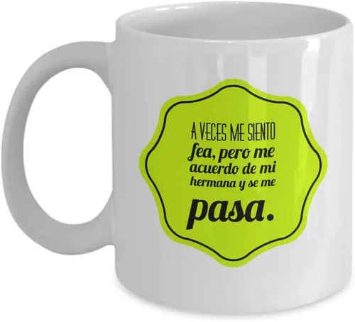 Vista 5 de Regalo para hermana Taza de Cafe para navidad Perfecto regalo para graduados, profesionales y estudiantes de enfermeria Vaso con afirmaciones