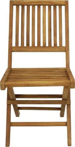 Vista 7 de Sunnydaze - Sillas plegables de madera de teca para exteriores, juego de 2 sillas plegables de patio para terraza o balcón, muebles de madera