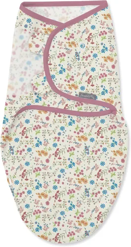 Vista 13 de SwaddleMe - Manta original para bebé, talla S/M, de 0 a 3 meses, paquete de 5 (diseño de amapolas bonitas)