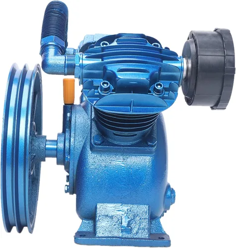 Vista 5 de Cabezal de bomba de compresor de aire 5.5HP 21CFM 175PSI 800RPM Unidad de bomba de compresor de aire estilo V con volante de inercia, cilindro
