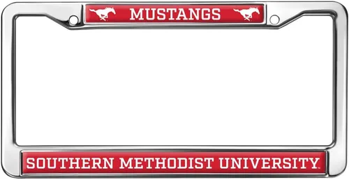 Vista 332 de Texas A&M University - Texarkana Mascot - Marco de metal estándar para placa de matrícula de tamaño completo