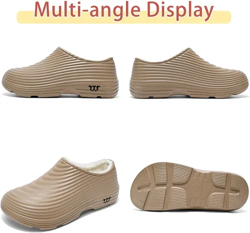Vista 4 de Armadillo Shoes Zuecos para hombre y mujer, zapatos de chef Armadillo, antideslizantes, cómodos para invierno
