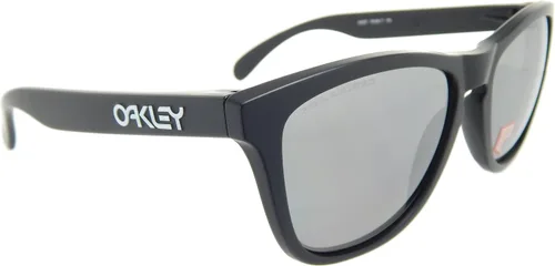Vista 4 de Oakley Frogskins 24-297 - Gafas de sol polarizadas de iridio color negro mate