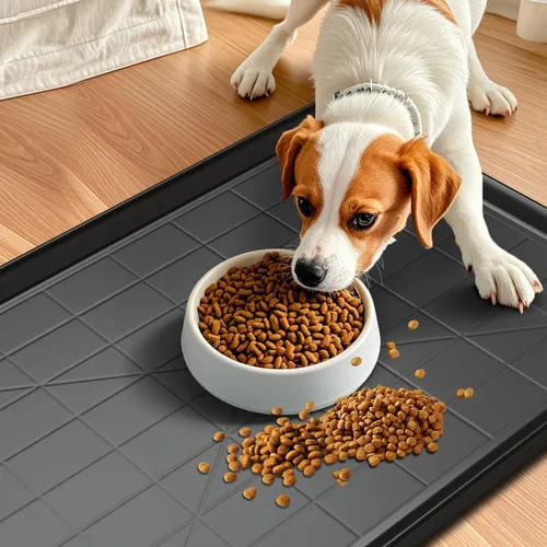 Vista 7 de Holiwei Bandeja de plástico de 35.4 pulgadas para jaula de perro de 35.4 pulgadas, 2