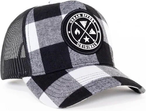 Vista 20 de Urban Effort Trucker Hat for Men - Mesh Back Baseball Cap, 5 Panel Snapback Hats for Men and Women, Adjustable Curved Brim Trucker Hats Azul bebé