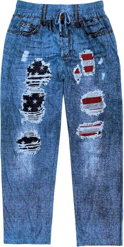 Vista 3 de Pantalones de pijama genéricos de mezclilla sintética para hombre para hombre
