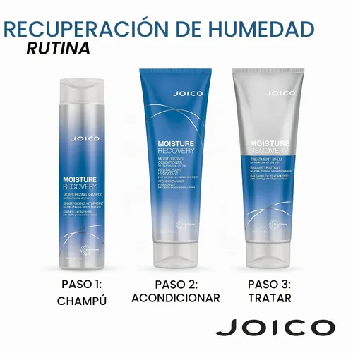 Vista 8 de Joico Moisture Recovery Moisturizing Shampoo & Conditioner For Thick, Coarse, Dry Hair Restore Moisture, Smoothness, Strength, & Elasticity